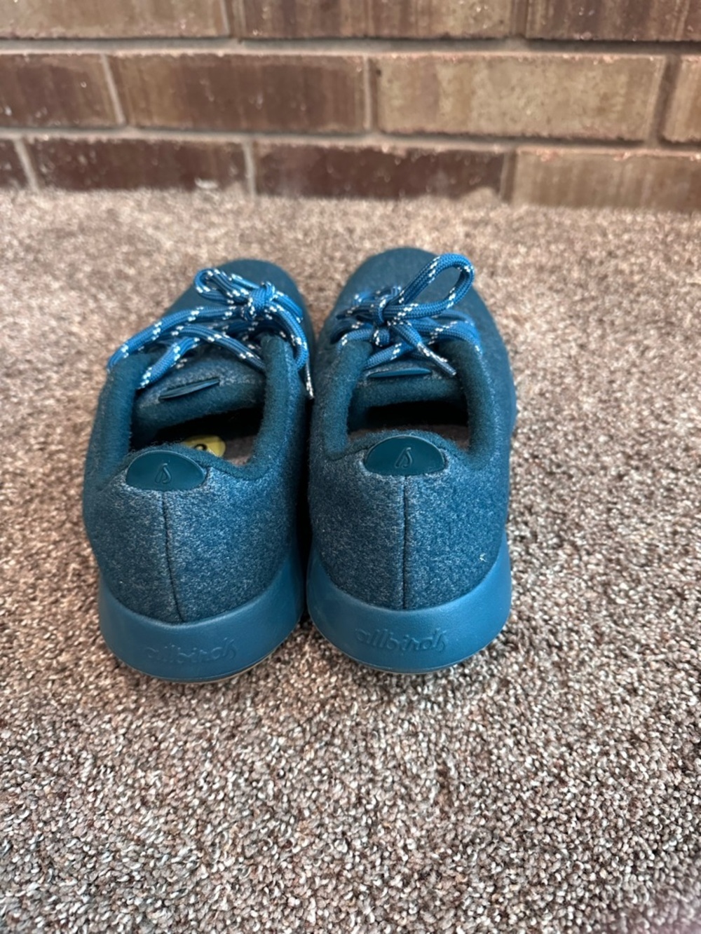 NWOB Allbirds Women's Wool Runners in Tuke Teal - Cozy & Sustainable Size 9 - Picture 5 of 7